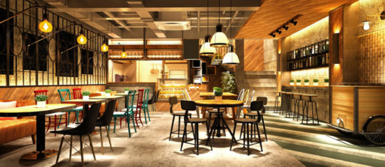 Agencement de restaurants